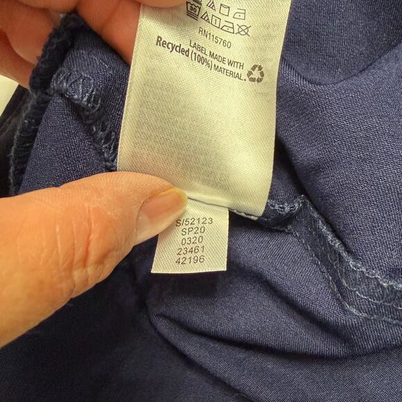 JM Collection Women’s Plus 3X Blue Pull-On Capri Pants Stretch Jeweled Hem - Picture 6 of 7